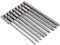 Bestgle 9 Pcs 100 mm Destornilladores Philips Brocas para Destornillador Vástago Hexagonal de 1/4 de Pulgada Acero S2 Magnético Juego de Destornilladores