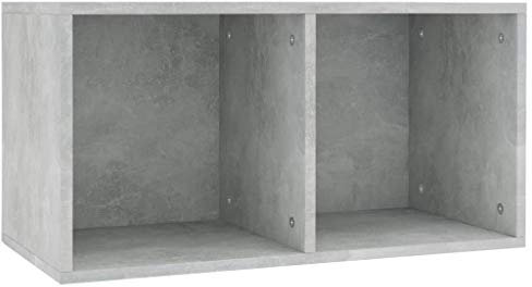 Tidyard Schallplatten-Aufbewahrungsbox Aufbewahrung Ordnerregal Aktenschrank Mit 2 Fächern,Aufbewahrungsfach Sideboard Kissenbox 71 x 34 x 36 cm,Robuste Rückseite zum richtigen Schutz der LPs