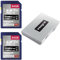 Integral 64GB 2-pack SD Card with a 6 Slot Protective Metal Card Case - 4K Ultra-HD Video Premium High Speed Up to 100MB/s Read Speed - SDXC V30 UHS-I U3 Class 10 SD Memory Card