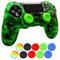 Funda de silicona para controlador Ps4, 1 funda antideslizante con 10 empuñaduras de joystick para Playsation 4/Slim/Pro Dualshock 4 controlador inalámbrico Gamepad (controlador PS4 # 9)