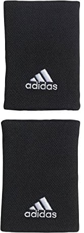 Adidas, Tennis Wb L, Tennismanschetten, Schwarz-Weiss, OSFM, Unisex-Erwachsener