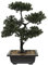Kunstbonsai Naturgetreue Künstliche Pflanze Kunstbaum: Japanischer Kiefer Bonsai Plastik Pflanze Kunstpflanze mit Keramik für Baddeko Desktop Büro Fensterbank