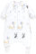 TupTam Baby Schlafsack mit Beinen und Ärmeln OEKO-TEX zertifizierte Materialien, Winterschlafsack 2,5 TOG Unisex, Farbe: Tiere/Luftballons/Mond, Größe: 68-74