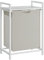 VASAGLE Wäschesammler, Wäschekorb, Wäschesortierer mit einem ausziehbaren und abnehmbaren Beutel, Regal, Metallrahmen, 17,2 Gallonen (65 L), 19,7 x 13 x 28,4 Zoll, Weiß UBLH101W01