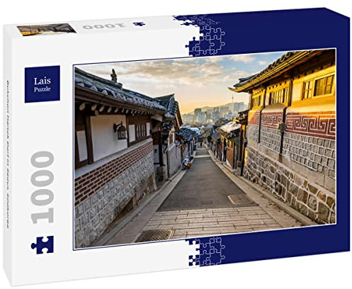 Lais Puzzle Bukchon Hanok Dorf in Seoul, Südkorea 1000 Teile
