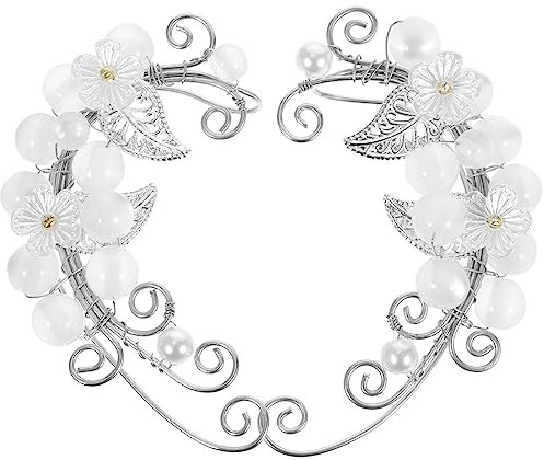 Theaque 1 Paar Fairy Ear Cuffs Elf Ear Cuffs Elf Ear Wrap Earrings Ear Crawler Climber Earrings