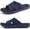 KuaiLu Ciabatte Donna Ortopediche Moda Leggere Comode Supporto Arco Plantare Doccia Sandali Estive Spiaggia Piscina Aperte Mare Pantofole Antiscivolo Gomma Suole Scarpe Blu scuro 36