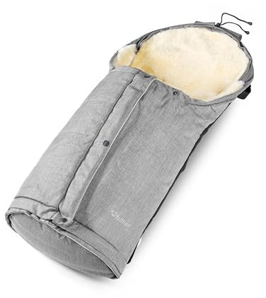 Kinderwagenfellsack HOCHSÖLDEN black-melange