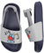 Dream QuanZhou Pantofole Estive Bambini Scarpe da Spiaggia Ragazzi Antiscivolo Leggere Infradito e Ciabatta e Piscina Morbido Gomma Pantofole da Bagno Interno da Esterno Sandali 26 Grigio Nero