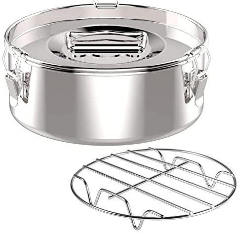 worien Flan Pan Mold, Flan Maker de Acero Inoxidable con Tapa - Flan Maker para Olla de 6 Cuartos