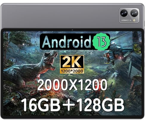N-one Npad Plus Tablet 10.36 Pulgadas Pantalla 2K, Android 13 MTK8183 Octa-Core 2.0GHz CPU, In-cell2000 * 1200 HD, 7500mAh, 16GB RAM+128GB ROM, Google GMS/5MP+13MP Cámara/5G+2.4G WiFi/OTG/GPS/BT5.0