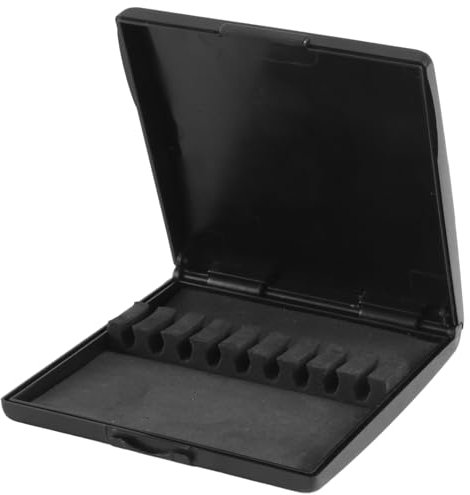 Suanzua Rohretui, Klarinettenrohrhalter, Rohrblattetui für Bassklarinette/Tenor/Bariton-Saxophon mit Schlitzen für 9 RohrbläTter