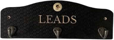 Handmade Wooden Dog Lead Hook by Chester & Cooke - Wall Mounted Rack for Dog Leads - Choice of Size - Personalised Gifts For Dog Owners