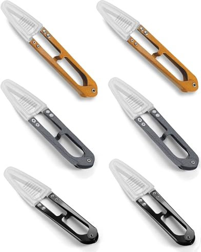 HAN-LBG U-förmige Nähschere 6er Pack Bonsai Gartenschere 4,1 Zoll Mini Schere für Kreuzstich Garn Schere für DIY Nähen Nähen Stickerei Stricken Blätter Blumen