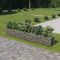 DYRJDJWIDHW Pot Exterieur Grande Taille,bac a Fleurs rectangulaire,Lit surélevé à Gabion Acier galvanisé 360x50x50 cmConvient pour Les patios, Les balcons et Les Jardins