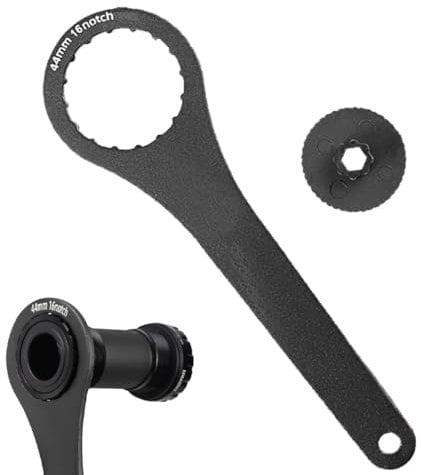XPEX 1 Pezzi Chiave Center Lock, Strumento Per Il Movimento Centrale Bb Chiave Della Bicicletta, Chiave Per Guarnitura Per Mountain Bike, Center Lock Chiave Per Bb91/Bb109/Bb30Sh/Pf30Sh/Bb86-30(Nero)