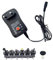 JZK 3 V, 4,5 V, 5 V, 6 V, 7,5 V, 9 V, 12 V, voltaje de salida ajustable, adaptador de CA de 30 W con 6 puntas adaptadoras, cargador universal con puerto USB para electrónica doméstica