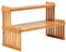 Support de fleurs en bambou – 2 niveaux pour , support de table en bambou | Étagère de bureau pour pot de fleurs pour intérieur et extérieur, maison, terrasse, pelouse, jardin, balcon