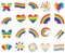 Gay-Aufkleber für Wasserflaschen, Pride-Aufkleber für Laptop, Regenbogen-Aufkleber für LGBTQ, Aufkleber-Packungen in Bisexuellen für Laptop, Scrapbooking, Visionboards