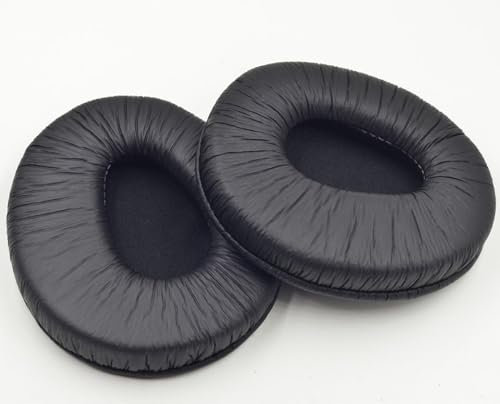 MDR-CD350 Ersatz-Ohrpolster, kompatibel mit Sony MDR-CD350 MDR-CD450 MDR-CD550 MDR-V600 MDR-V900 Kopfhörer, hochdichter Memory-Schaum, Ohrenschützer, Reparaturteile (schwarz)