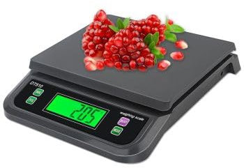 30kg/1g Küchenwaage, Digitale Zählwaage mit LCD-Display, Tara-Funktion und PCS zählwaage, 6 Arten Einheiten g,oz,lb,kg,tl,ct Konvertierung Lebensmittelwaage Backen Obst Wiegen