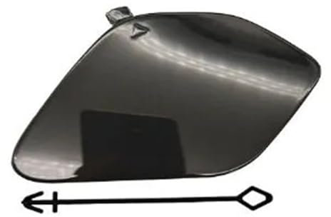 Automatico Per B&MW X1 F48 F49 2016-2019 Paraurti Anteriore Gancio Di Traino Copertura Foro 51137361220 Accessorio(Nero)