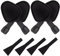 4pcs Racette Cheese Metal Raclette Pan avec spatule en nylon, Remplacement Pan de grill ratalette triangulaire pour fromage, dessert, plat d'accompagnement