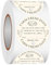 500Pcs Farm Fresh Egg Carton Stickers 2inch Round Unwashed Egg Carton Labels with Collection Date Self-Adhesive Egg Packaging Labeling for Chicken Duck Quail Egg (Yellow)