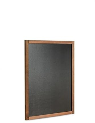 Jarograf Kreidetafel Holzrahmen – Wandtafel schwarz, 4 Größen, für Restaurant, Büro & Zuhause – inkl. Montagevideo (47x60 cm)