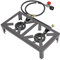 Dual-Burner Camping Gas Stove with 8000W Max Power, Camping Stove Gas Portable for Outdoor Cooking, BBQ and Backpacking Trips