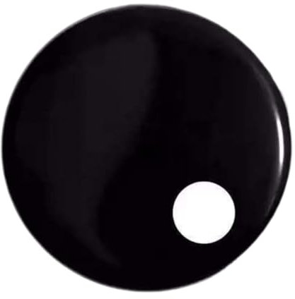 Folpus Bassdrum Resonanzfell, Metall Drum Zubehör für Verschiedene Musikstile, 20 in
