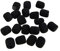 HAMPPLIES 20pcs Microphone Windproof Sponge Covers Lavalier Mic Soft Mic Guard for Recording Stage and Office Use Replacement for Lapel Microphones