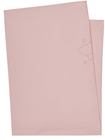 Sterntaler Babydecke UV Schutz 50+ Hase Hanni - leichte Schmusedecke aus Baumwolle (Bio) - dezenter Motivdruck - ideal Zuhause & unterwegs - für Mädchen - Geschenk Idee - ab Geburt, 100x70cm, zartrosa