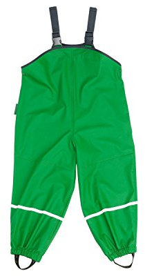 Playshoes Matschhose Regenlatzhose Ungefüttert Unisex Kinder Wind- und wasserdichte Regenhose Regenbekleidung, grün, 104