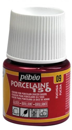 Pebeo 024-009 Porcelaine 150 China Paint 45-Milliliter Bottle, Fuchsia