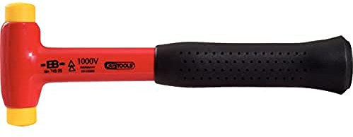 KS Tools 117.1126 Isolierter Schonhammer, Kopf Ø 25mm
