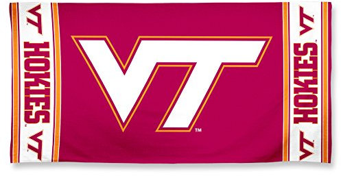 WinCraft NCAA Virginia Tech Hokies Fiber Beach Towel, 30 x 60-Inch