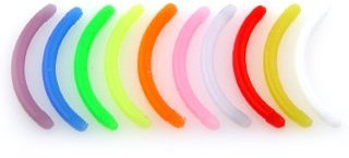 PTFE-Bauchnabelpiercing ohne Kugeln - 1.6x11mm rot
