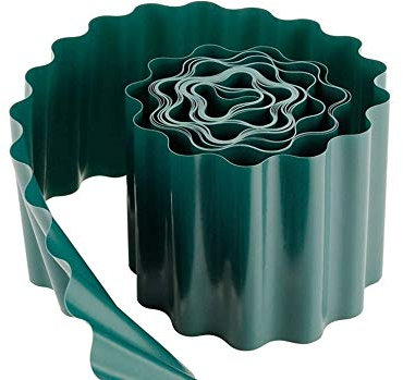 Garden Mile 15cm x 30m Grün Rasen Rändung,Rand Rändung Für rasen,Ränder,Blumenbeete ein Stones.Protect Ihren Rasen Vor Erosion Mit Diesem Stark Und Haltbar Plastik Rasen -Umrandung. Einfach