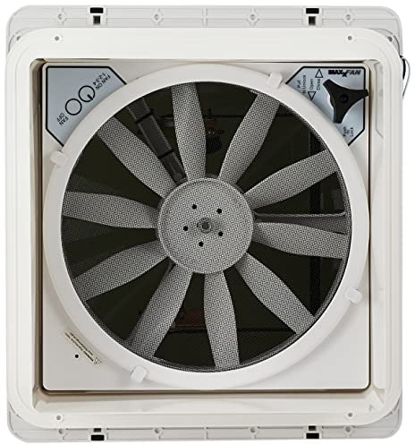 Maxxair 00A04401K Smoke Toit Top MaxxFan avec onglets de fixation