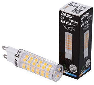 G9 LED 6er Pack Leuchtmittel 6W Neutralweiß 550 Lumen Stiftsockel SMD Energiesparlampe Glühbirne Glühlampe sparsame Birne