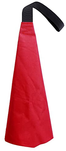 Lixada Safety Travel Flag for Kayak Canoes SUP Towing Warning Flag with Webbing (Red(Fan-shaped 1PC))