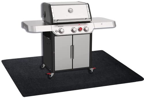 Brinman Untergrillmatte, hochwertige 91.4x121.9 cm, saugfähige Ölschutzmatten für Terrasse und Terrasse, Grillmatte für Deck, wasserdicht, wiederverwendbar