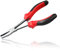 LEONTOOL Mini Long Reach Flat Nose Pliers Smooth Jaw 6.5-Inch Duckbill Pliers Long Reach Plier for Hard-to-Reach Areas, Jewelry Making Tool for Jewelry Making Wire Bending Straightening Wire