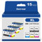 Denvoer 27XL Multipack Kompatibel für Epson 27 Multipack für Espon Workforce WF-3620 WF-3640 WF-7610 WF-7710 WF-7720 WF-7620 WF-7715 WF-7110 WF-7210 (6 Schwarz, 3 Cyan, 3 Magenta, 3 Gelb)