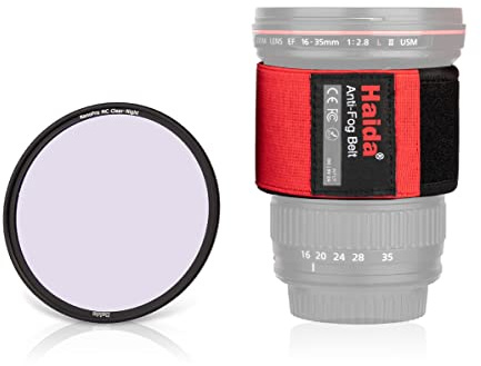 Haida HD4769 Night Photography Kit Lens Heater + 77mm Didymium Clear-Night Filter NanoPro MC Light Pollution Reduction for Sky/Star 77