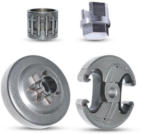Atunee .325 7T Tambour d'embrayage pour Husqvarna 340 345 346 350 353 Tronçonneuse avec Outil de démontage de Pignon de Roulement à Aiguilles Remplacer 502 54 16-02