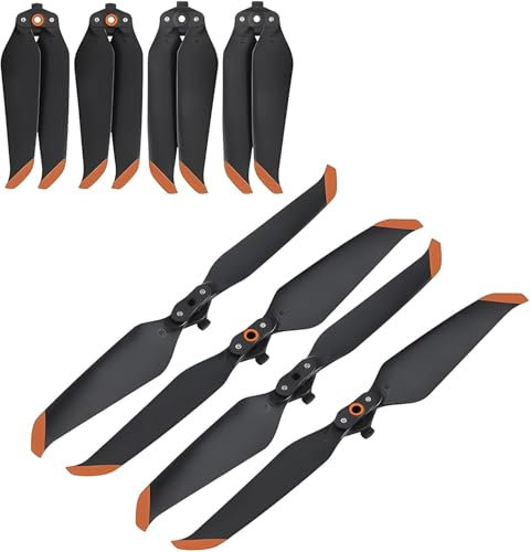 Propeller für DJI Mavic Air 2/Air 2s Ersatzpropellerblätter Geräuscharmes Zubehör für DJI Mavic Air 2/Air 2s Drohnenzubehör 8 Stück Orange