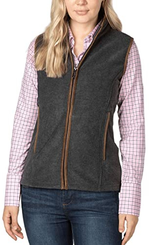 Rydale Ladies Huggate Waistcoat Womens Fleece Gilet Bodywarmer Vest Sleeveless Jacket Country Gilets 12 Colours