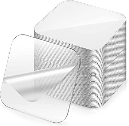CUHZA 30 Stück Doppelseitiges Klebeband Extra Stark, Multifunktionales Klebeband Transparent, Nano Double Sided Tape, Abnehmbar Spurlos Klebeband Doppelseitig, für Foto Wand, Küche, Auto oder Outdoor